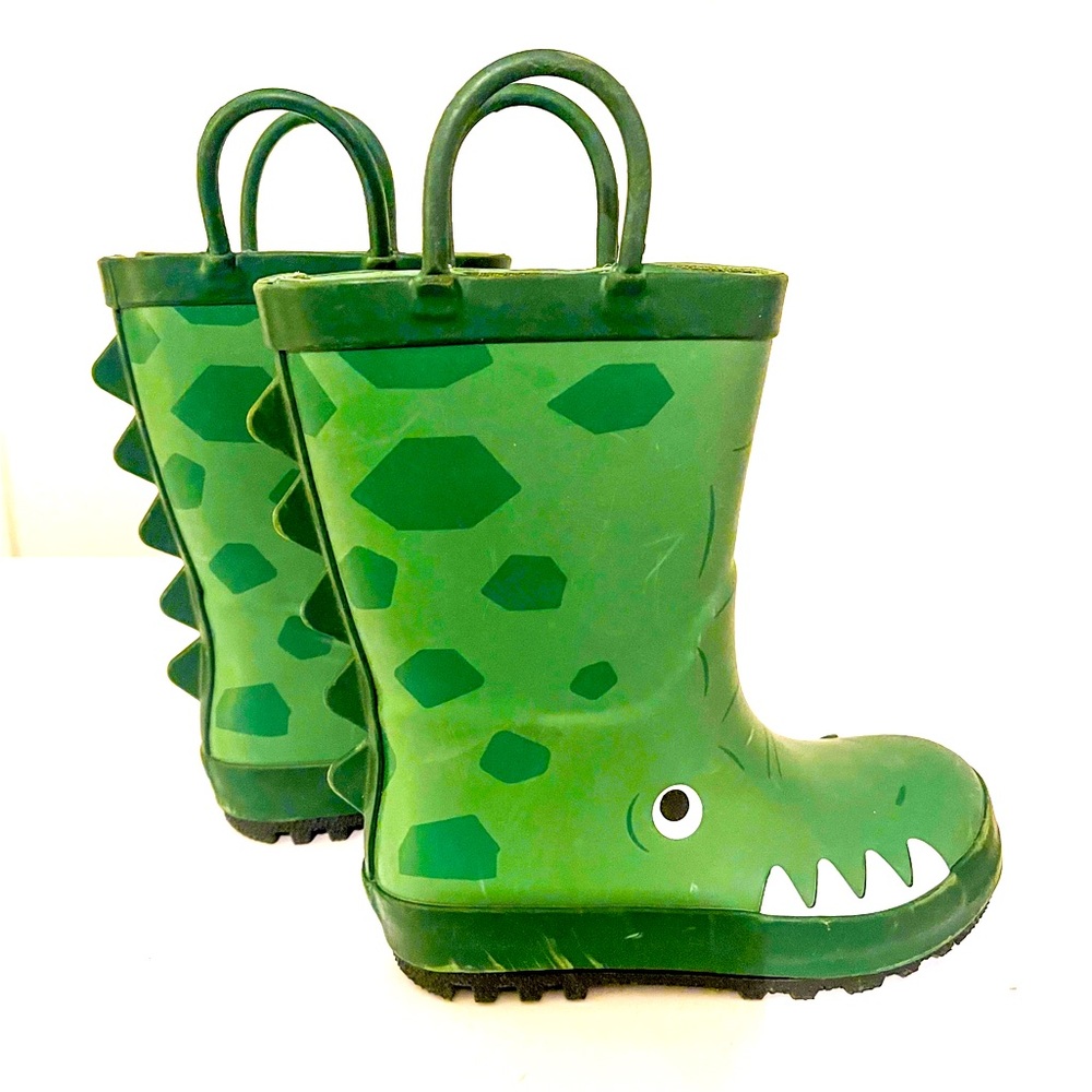 NWOT Boys Alligator Rain Boots SiE 8 🐊